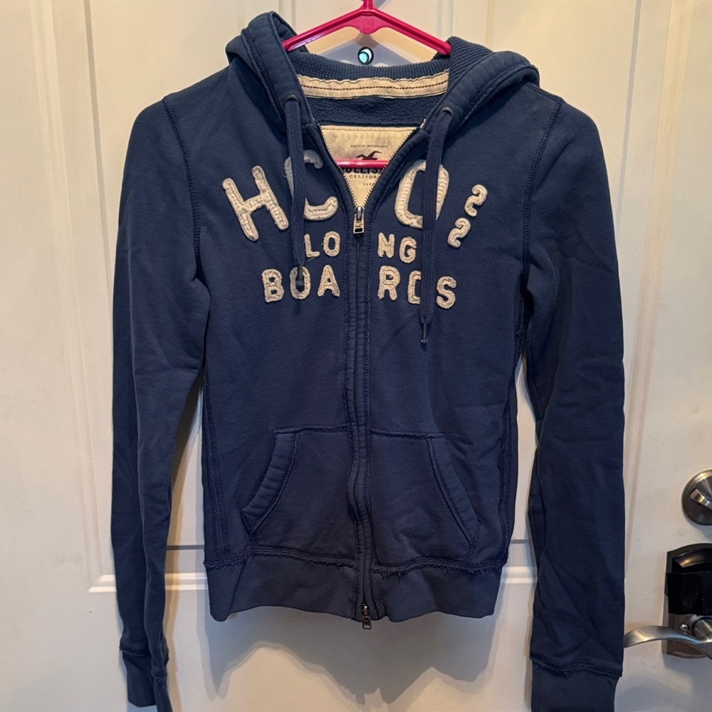 Blue Hollister Hoodie